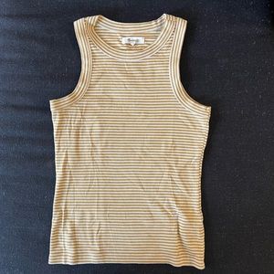 Madewell ribbed cutaway tank